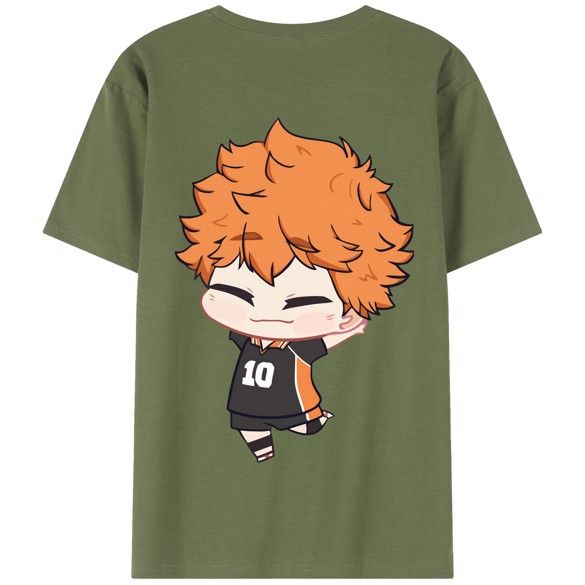（画像用） ハイキュー!! Haikyu!! 綿100％半袖Tシャツ（背面プリント）